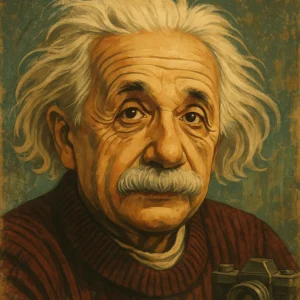 AI kuva Albert Einsteinista
