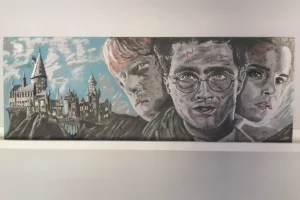 maalaus Harry Potter. Tekjä Marko Toivakka