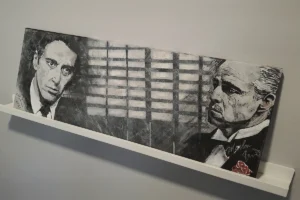 Maalaus, kummisetä. Tekijä: Marko Toivakka